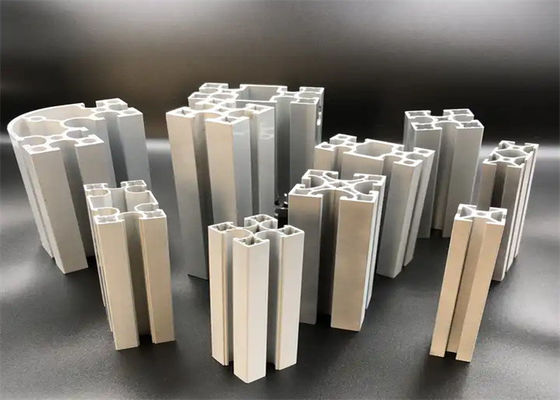 Polishing Extruded Aluminium Extrusion Heat Sink Profiles lightweight