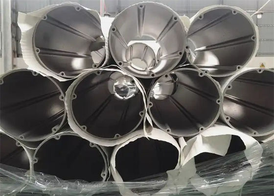 OEM Standard Aluminum Alloy Extrusion Profiles Roller Shapes Roller Anodizing