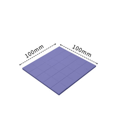 Rubber Thermal Conductivity Pad Parts High Temperature Silicone Pad ISO9001