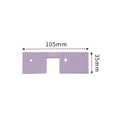 Industrial Electronics Heat Insulation Silicone Cpu Pad 0.5mm-15mm Thickness