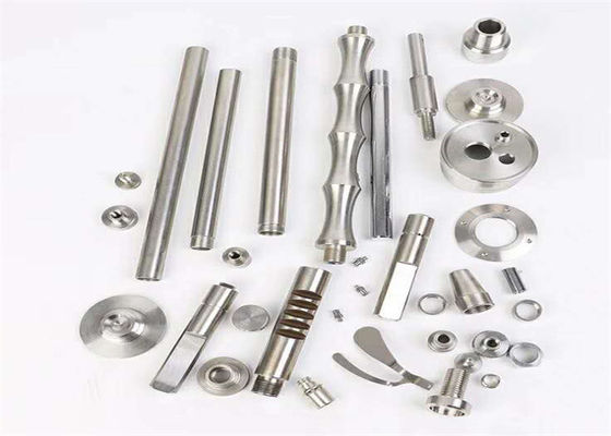 Silver CNC Turning Service Automatic Lather Precision Turned Components