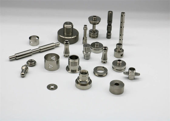 Silver CNC Turning Service Automatic Lather Precision Turned Components