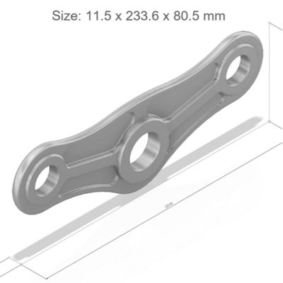 Titan Grade 5 / 6AL-4V9 Adjustable Main-Sheet Toggle for Surface Roughness 0.4um Ra