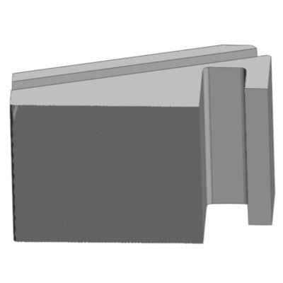 CNC Milling Steel Pinza 005 E1 with CNC Machining Method and 88.0x56.0x39.0 mm