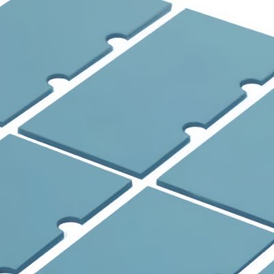 Flexible Silicone Thermal Pad 0.020-0.200mm Dielectric Constant 3.49~9.8 1MHz Free Samples