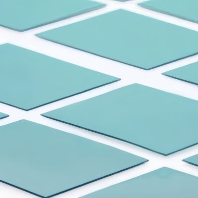 Ultra Thin Silicone Heat Pad 0.020-0.200mmT for Heat Dissipation Breakdown Voltage ≥10KV/mm