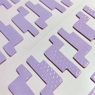 High Volume Resistivity Custom CPU Thermal Pad with Options Density 3.0±0.5 G/cm3