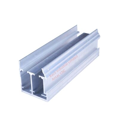 Sandblasted Finish Custom Extrusions Durable Roller Assemblies Aluminum Extrusion Profiles Components