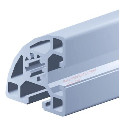 Precision Aluminum Extrusion Profiles with Wood Color Finish and OEM & ODM Customization for Industrial Applications