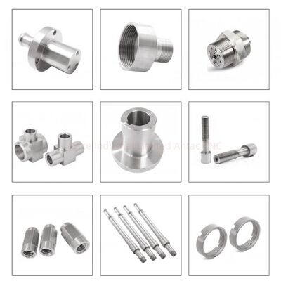 100 Percent Inspected CNC Turning Parts Blue Precision Machined Components for Industrial Applications and Custom Orders